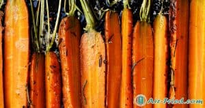 Air fryer roasted carrots