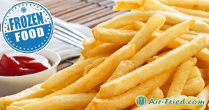 Frozen air fried french fries